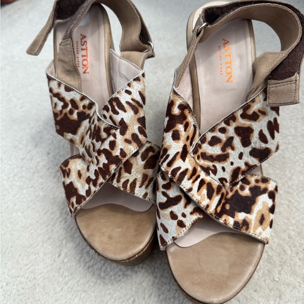 Women's Leopard Print Sandals